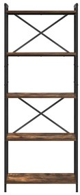 Könyvszekrény Füstölt tölgy 60 x 30 x 153 cm Faanyag