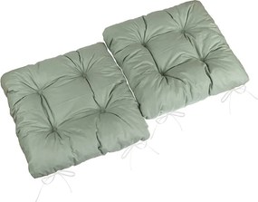 Bellatex Adéla steppelt ülőpárna, khaki, 40 x 40cm, 2 db-os szett