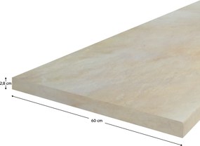 Munkalap, vastagság 2,8 cm, márvány