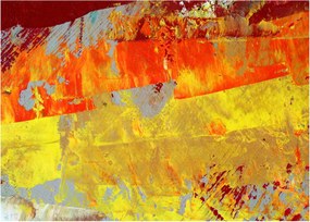 Absztrakció kép - festmény (üvegen) (70x50 cm)