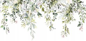Fotótapéta Eukaliptusz Akvarell ágak vinil zöld 312x219 +ragasztó