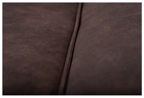 Barna bőrutánzat kanapé 224 cm Copenhagen – Scandic