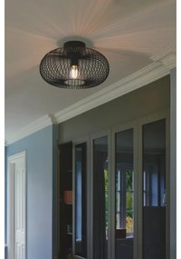 Nordlux - Mennyezeti lámpa BERONI 1xE27/60W/230V átm. 40,3 cm fekete