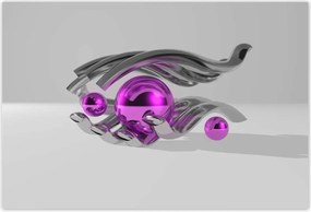 Poszterek 185x125 Lila gömbök a kézben