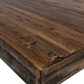 Tömörfa étkezőasztal 180 x 90 cm, fenyőfa