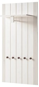 Fehér borovi fenyő előszoba bútor 60x120x25 cm Anita – Støraa