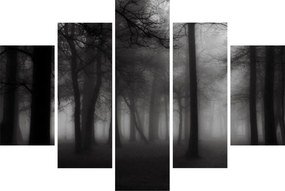 Kép - erdő a ködben (150x105 cm)