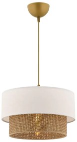 Függőlámpa, Echo - Beige, Fehér