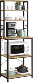 Konyhai állvány TAYLOR ARTISAN 6 polc, 167x60 cm