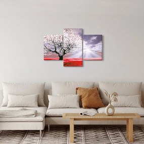 Piros fa kép (90x60 cm)
