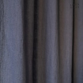 Sötétszürke függöny 140x330 cm Night Time – Linen Tales