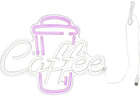 Rózsaszín LED neon fénydekoráció 5 W Plexy – Star Trading