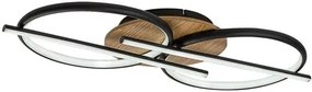RÁBALUX 71403 ARASH Modern LED Mennyezeti Lámpa Fekete IP20