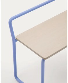 Kék-natúr színű pad Tinn – Kave Home