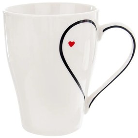 Orion Duo Love porcelán bögre, 380 ml