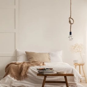 Csillár zsinóron ROPE 1xE27/12W/230V