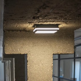 Kanlux 38780 - LED Kültéri lámpa érzékelővel BENO 24/30W/230V 3000/3500/4000K IP65 antracit