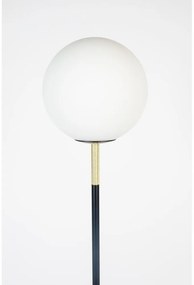 Fekete-fehér állólámpa üveg búrával (magasság 145 cm) Orion – Zuiver