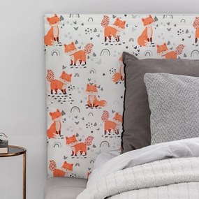 Falvédő gyerekszobába - róka mintás