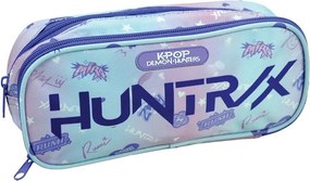 K-pop Démonvadászok Purple 2 rekeszes tolltartó 26 cm