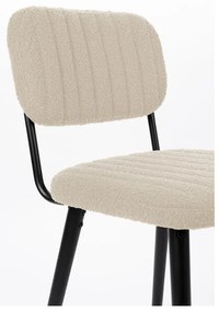 Krémszínű étkezőszék Jake – White Label