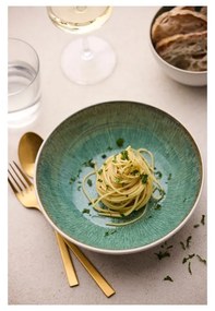 Fehér-zöld kőedény tálka 400 ml Gastro White/Green – Bitz