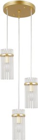 Italux glamour modern függeszték merto arany itxpnd-40930-3a-gd