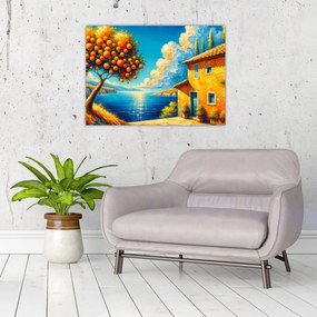 Kép - Ház narancsokkal II. (70x50 cm)