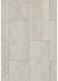 Mexen Baltic Grey vinil panel mintája 610 x 305 mm SPC 6,5 mm, IXPE aljzat 1,5 mm, 4 V-fugával, Trawertin - F1158-S