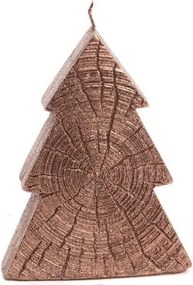 Amadeus Karácsonyi gyertya karácsonyfa metál barna 15 cm 159476 1 db