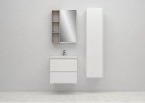 Cersanit - SET szekrény + mosdó, fehér fényű, Moduo Slim 50, S801-229-DSM
