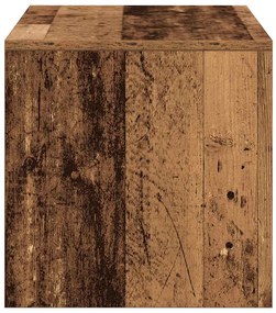 antik hatású szerelt fa TV-szekrény 100 x 40 x 40 cm
