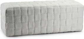 Musa ülőgarnitúra 120 cm krémszínű nagy kárpitozott puff glamour nappaliba