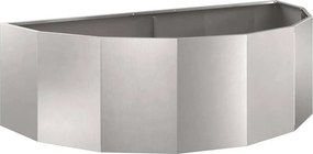 vidaXL Növénytartó Ezüst 120 x 60 x 35 cm Rozsdamentes acél