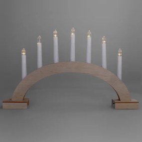 Brilagi - LED karácsonyi gyertyatartó 7xLED/2xAA 28x45 cm