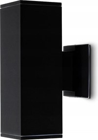 Kültéri Fali Lámpa Led Nagy Kerti Felső Alsó GU10 Fekete Fém