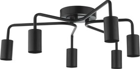 Dar Lighting modern mennyezeti lámpa dena matt fekete darden0622