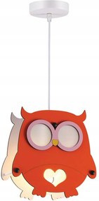 Aca Lighting gyerek függeszték 1XE27 Bagoly Mdf 25X10XH100CM Farma ZM411