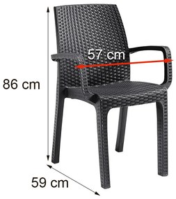 Corri 4+1 kerti bútor garnitúra szett