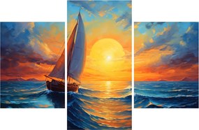 Kép - Vitorlások (90x60 cm)