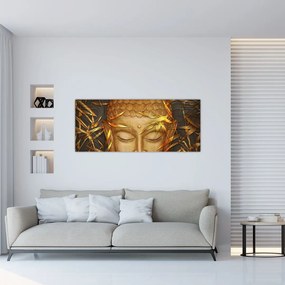 Kép - arany Buddha (120x50 cm)