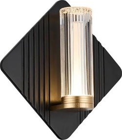Rabalux 71407 - ROSALINE fĂŒrdĆszobai LED fali lĂĄmpa LED/7W/230V IP44 fekete/arany