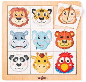 Woody Puzzle Exotic Animals