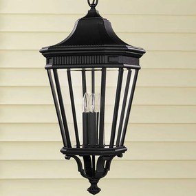 Feiss COTSWOLD LANE FE-COTSLN8-L-BK Függőlámpa 3x60W/E14 IP23