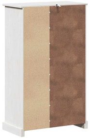 Fürdőszoba Székény VIGO Fehér 67.5 x 34 x 110 cm Tömör fenyőfa