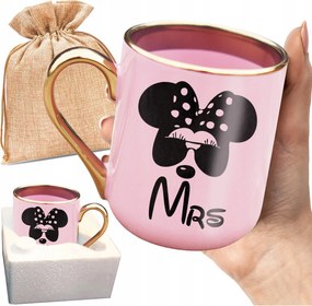 Bögre Mrs Nyomtatás Valentin Nap Női Egér Mini Ajándék Neki