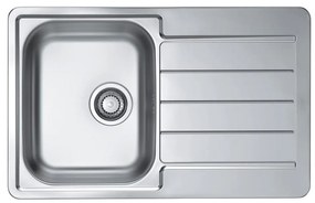 ALVEUS 1069147 - Mosogató LINE 79x50 cm matt acél/szatén