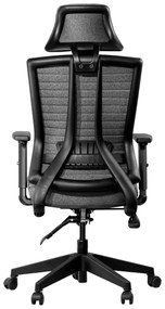 Ello ergonómikus szövet irodai forgószék deréktámasszal, fejtámasszal