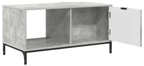 Dohányzóasztal Beton szürke 90 x 49 x 46 cm Faanyag