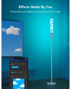 Govee - LED Dimmelhető állólámpa CYLINDER SMART RGBICWW 2200-6500K